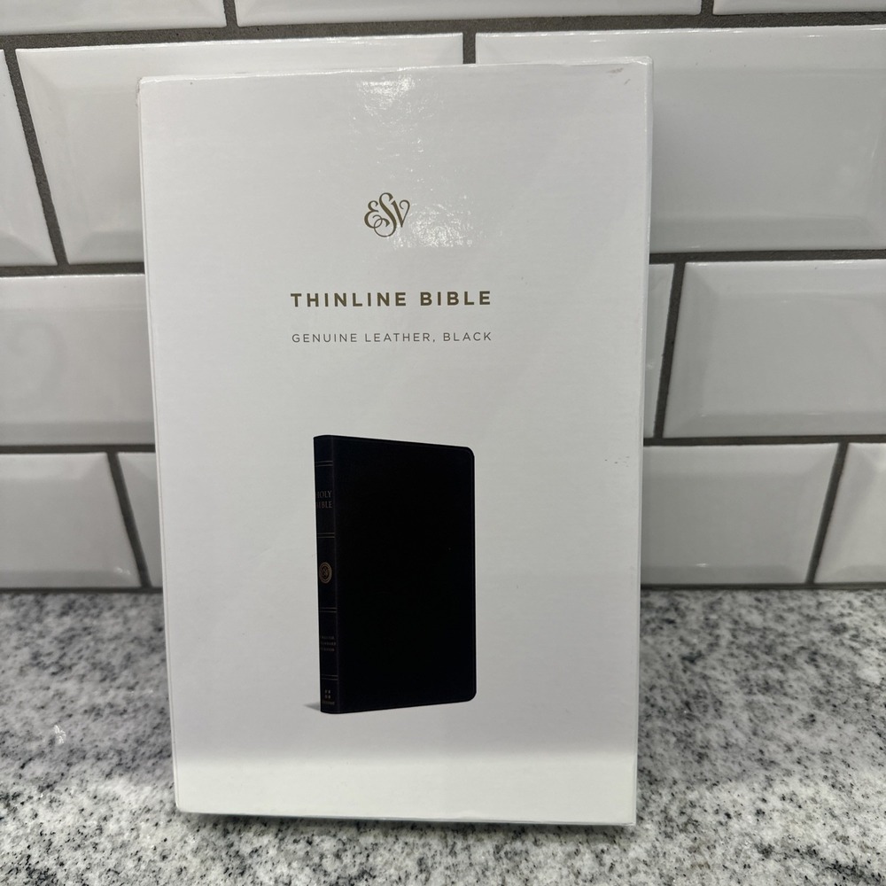 Classic Thinline Bible-English Standard V Crossway Bibles Black Leather New ESV